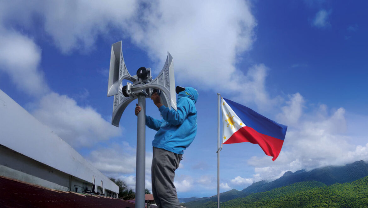 Sistemas de alerta precoce nas Filipinas com sirenes eletrônicas
