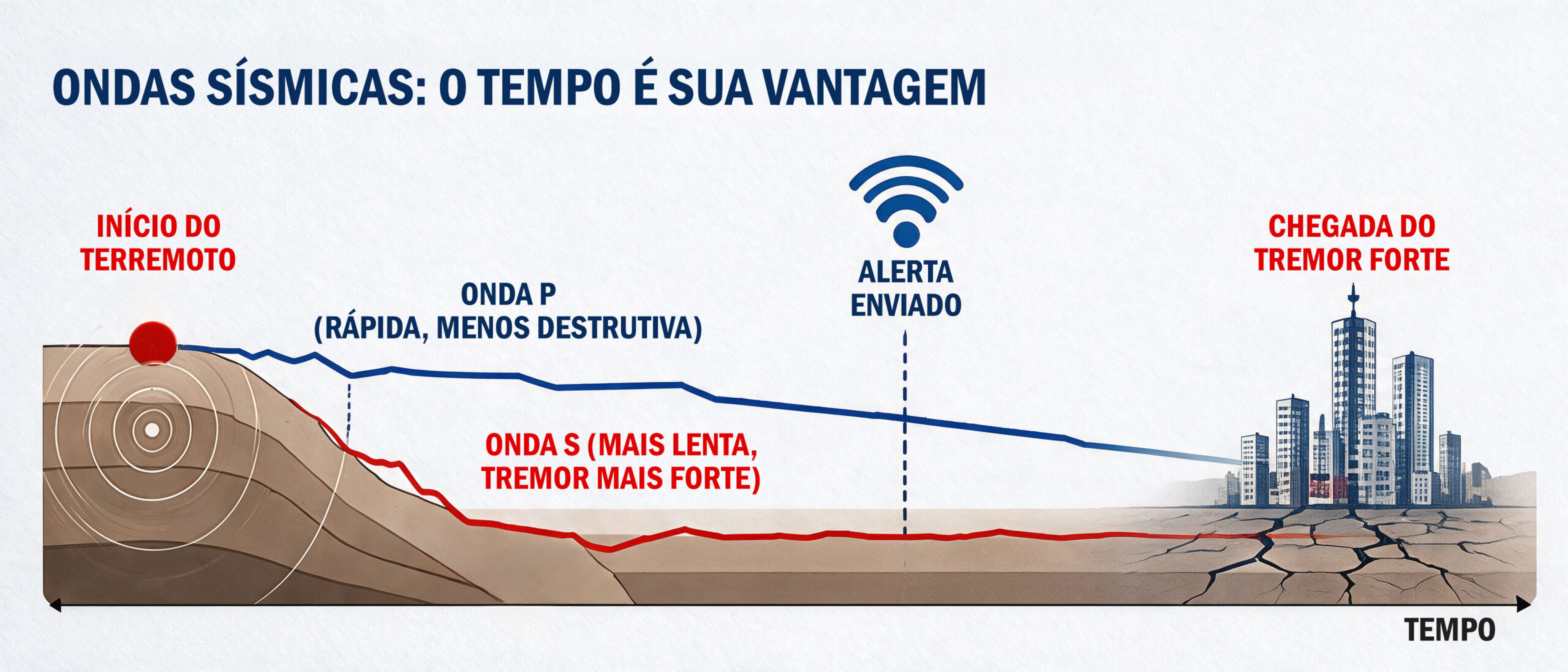 Sistema de Alerta Precoce para Terremotos e Ondas Sísmicas Sistema de alerta precoce para terremotos: detecção da onda P antes da chegada da onda S