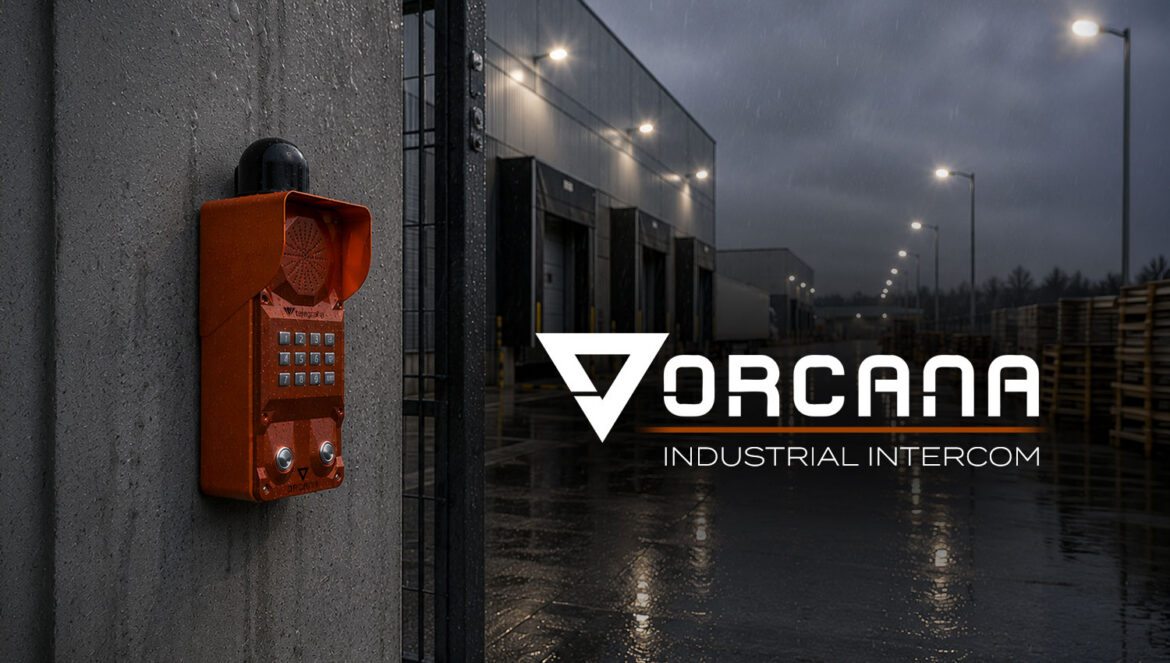 Intercomunicador industrial Orcana para ambientes industriais exigentes