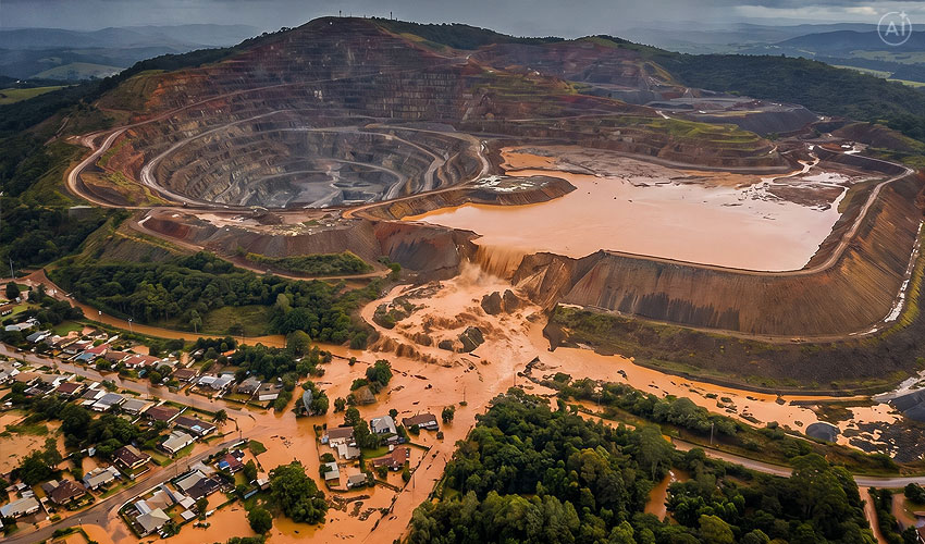 Rompimento de Barragem de Rejeitos e Sistema de Alerta Rompimento de barragem de rejeitos e sistema de alerta precoce